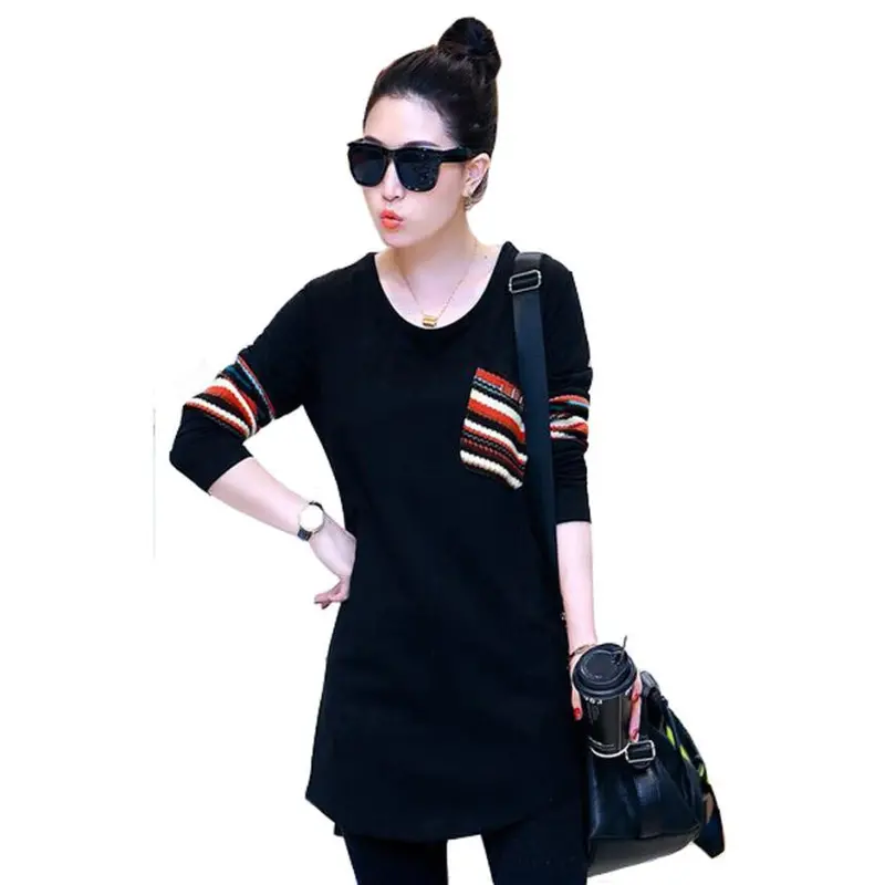 2 Colors Customized Smart Womens Long Sleeve Loose Shirt Blouse Tops 1