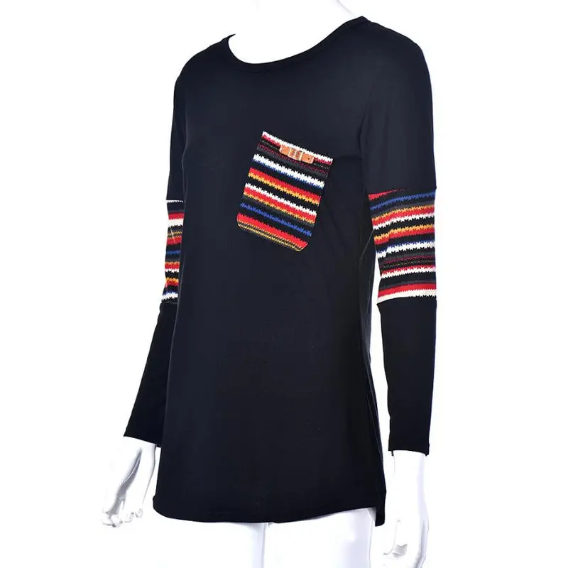 2 Colors Customized Smart Womens Long Sleeve Loose Shirt Blouse Tops 6