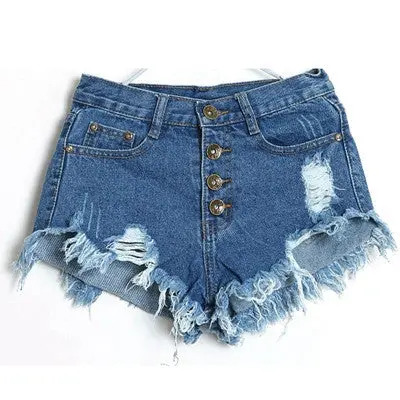 2 Colors European Style Women Shorts Causal Sexy Jean Denim Short Women's Casual Shorts 1
