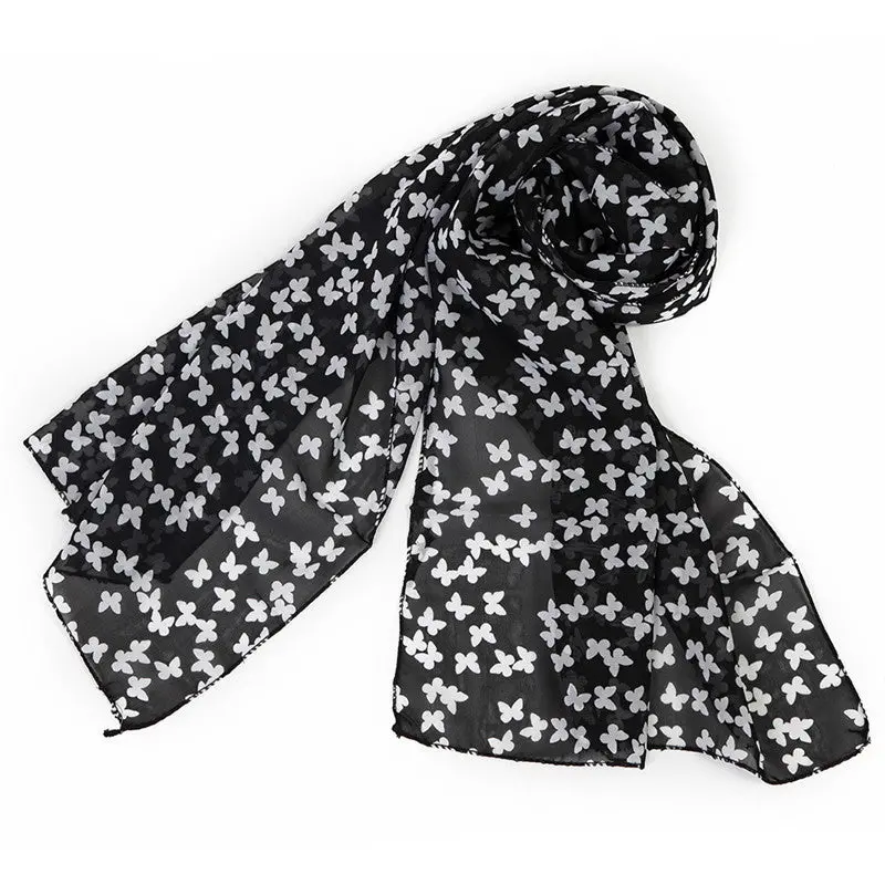 2 Colors Women Scarf Chiffon Shawls And Scarves Feida 1