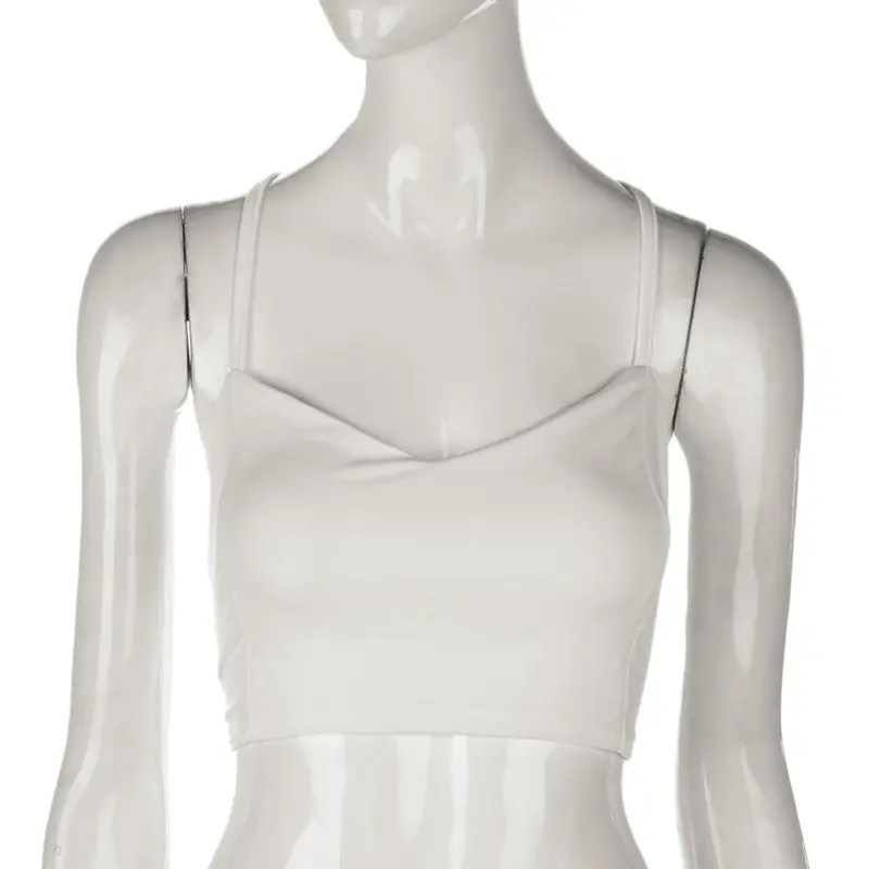 2 Colorssexystrappy Crop Tank Tops Bustier Vest Bra Cami Blouse Smlxl Size 4