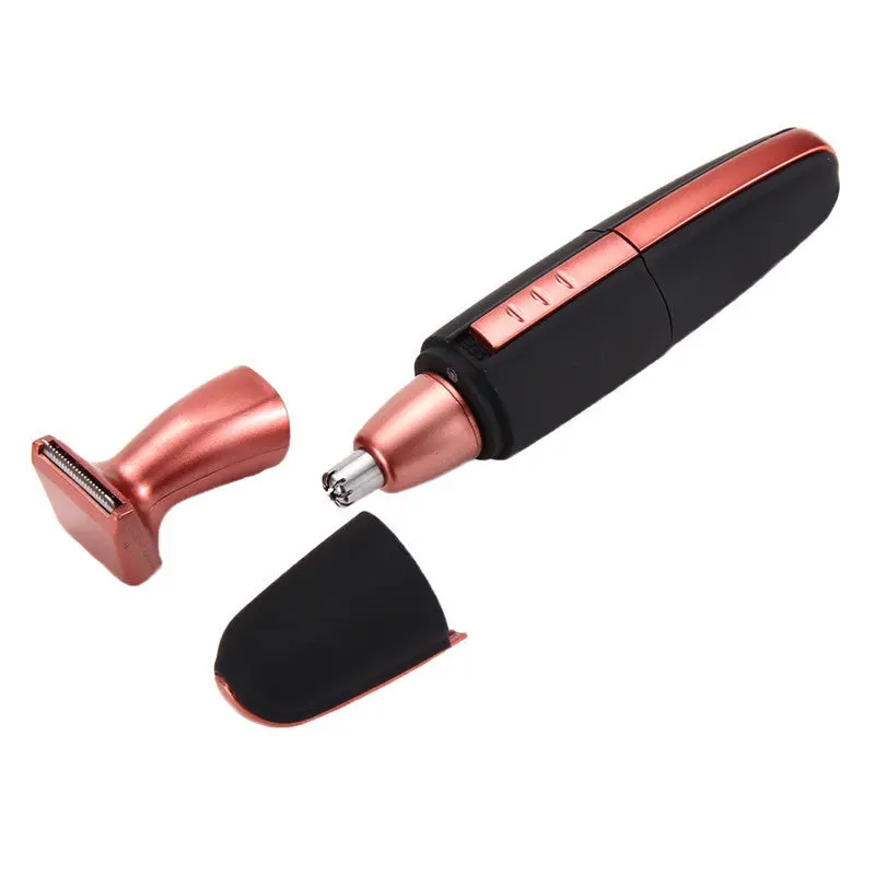 2 In 1 Waterpro Washable Electric Nose Hair Ear Trimmer Shaver Groomer For Men Women Cosmetic Beauty Tool 1
