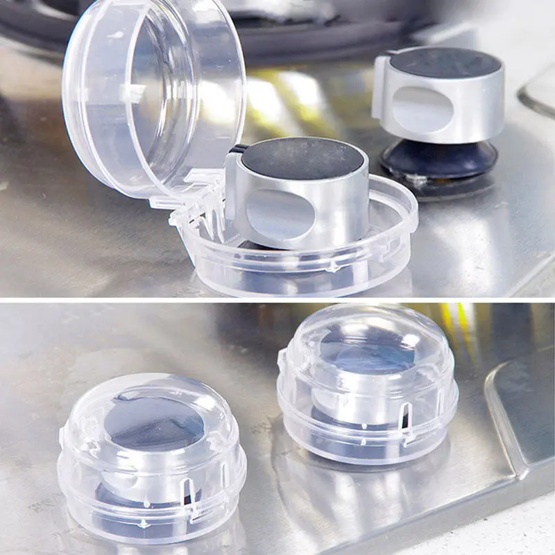 2 Pcs Baby Safety Gas Stove Knob Range Edge Control Switch Cover Baby Protection Knob For Oven 1