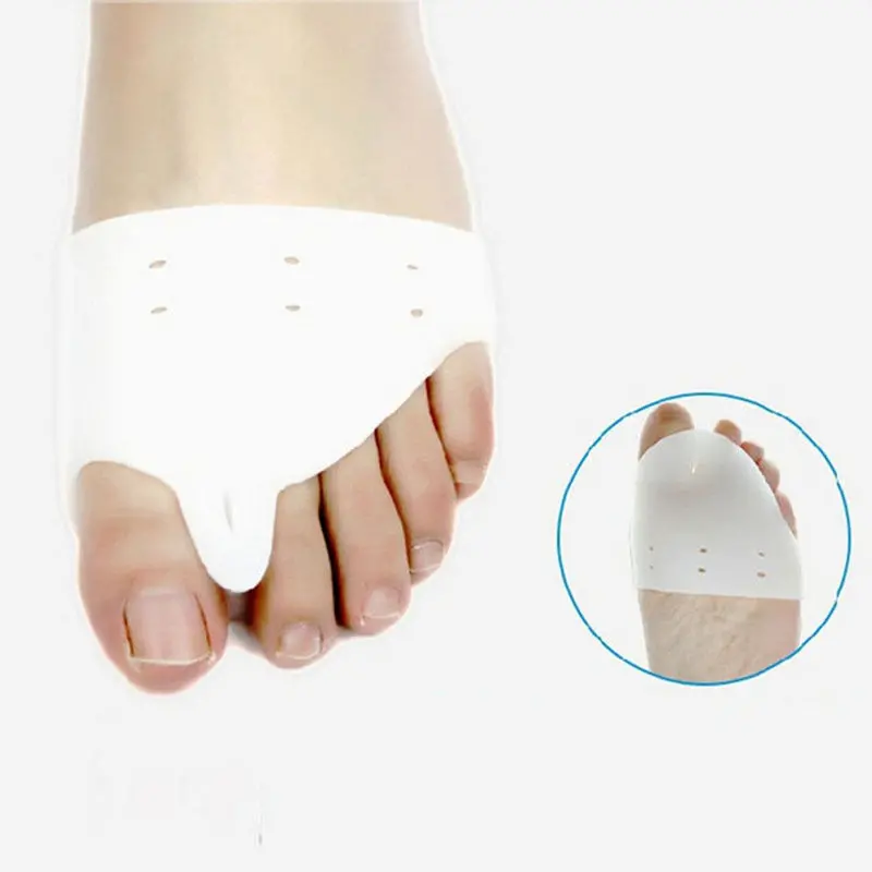 2 Pcs Silicone Toe Separators Gel Ortics Stretchers Straightener Hallux Valgus Bunion Foot Care Tool 1