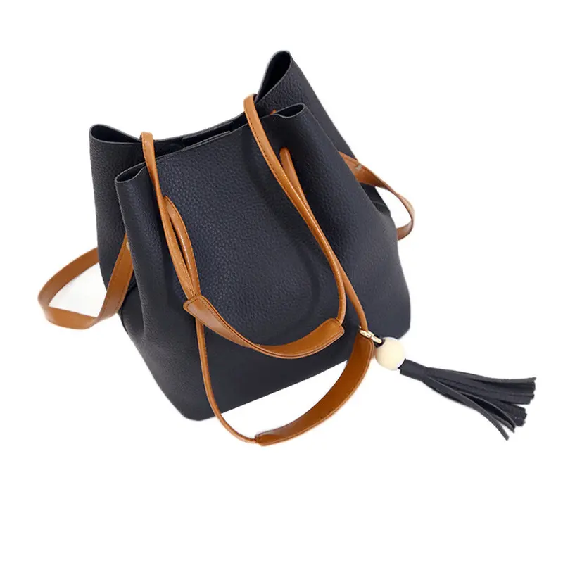 2 Pcs Tassel Women Bags Leather Hbags Cross Body Shoulder Bags Messenger Bag Women Hbag Bolsas Femininas Clutch 1