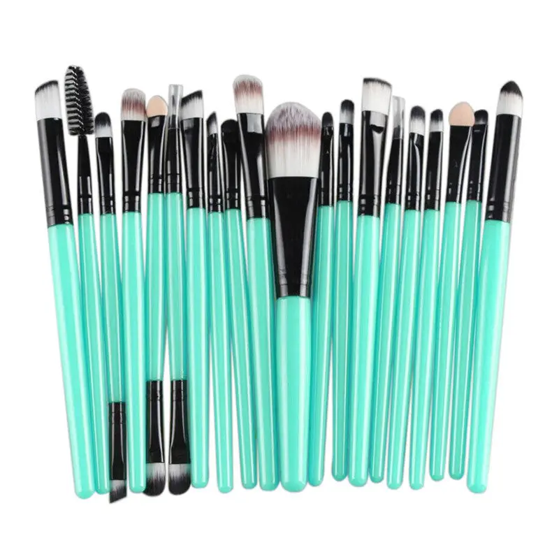 20 Pcs Makeup Brushes Pro Hair Eyebrow Foundation Brush Pen Cleaner Cosmetic Maquiagem Make Up Brush Blusher Cosmetics 1