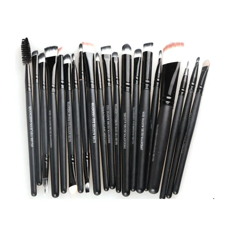 20 Pcs Makeup Toiletry Kit Pro Eyeshadow Cosmetic Face Brushes Blusher Powder Foundation Tool Cosmetics Concealer Brush 1