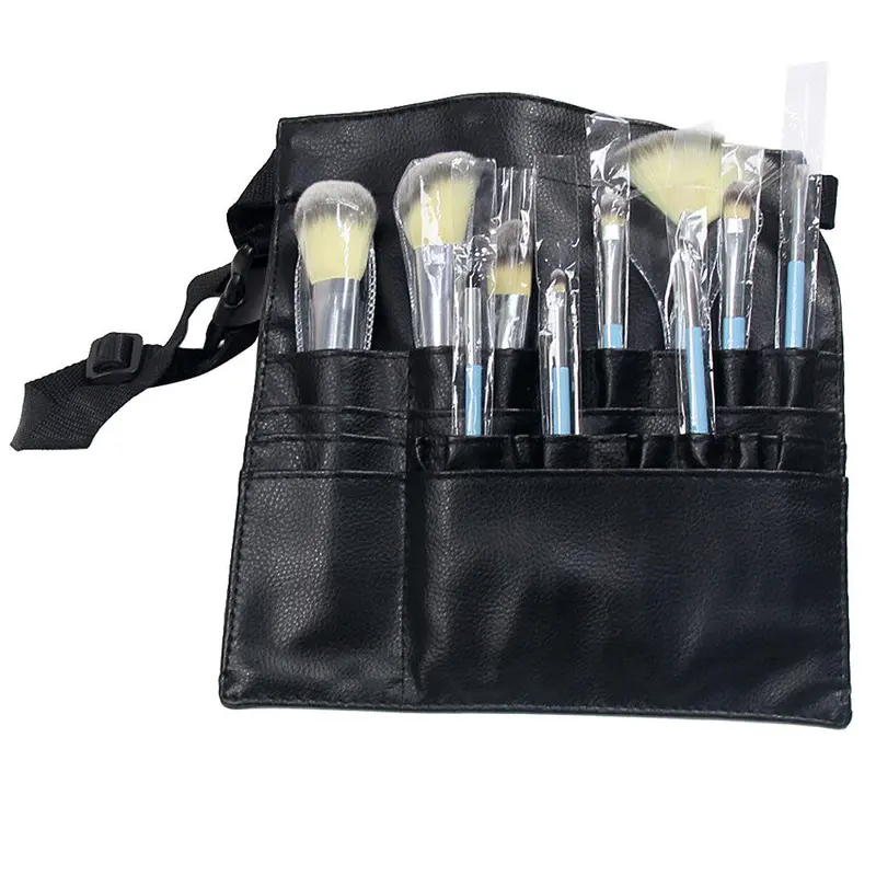 20 Pockets Professional Cosmetic Makeup Brush Bag Apron With Belt Strap 1