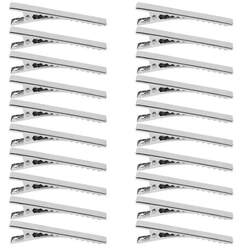 20Pcs 55Mm Crocodile Alligator Teeth Clips Hair Bows Pinch Diy Accessories 1