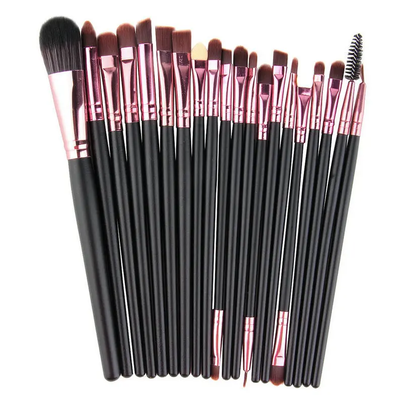20Pcs Bamboo Makeup Powder Brush Set Daily Makeup Tool Set Makeup Brushes 1