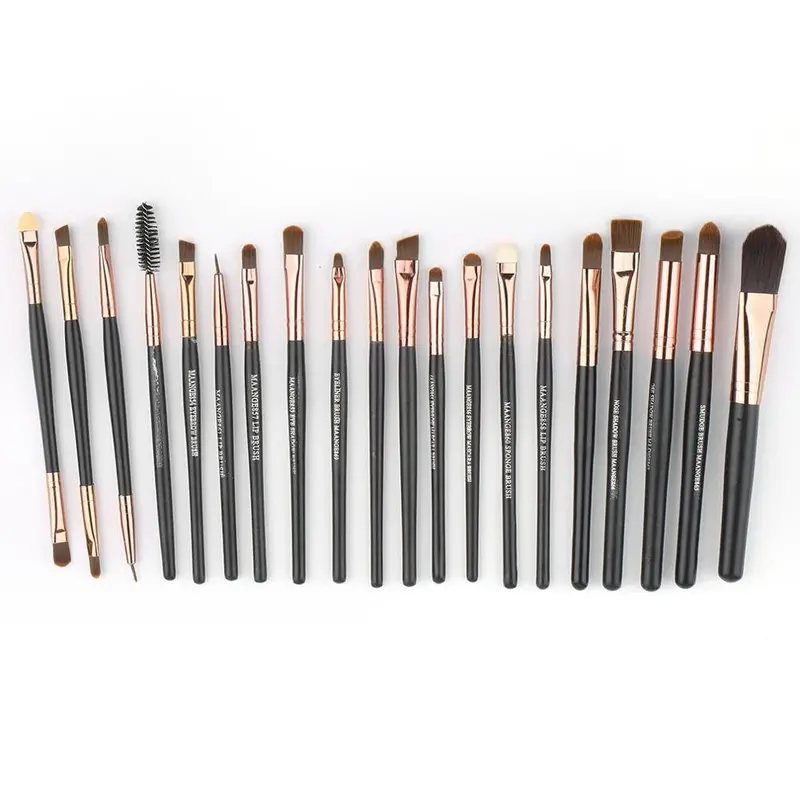 20Pcs Makeup Brush Sets Tools Cosmetic Brush Foundation Eyeshadow Eyeliner Lip Brush Make Up Tool 2 Color 1