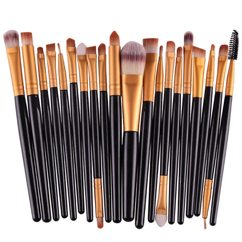 20Pcs Makeup Brushes Pro Powder Blush Foundation Eyeshadow Eyeliner Lip Cosmetic Brush Kit Beauty Tools 1