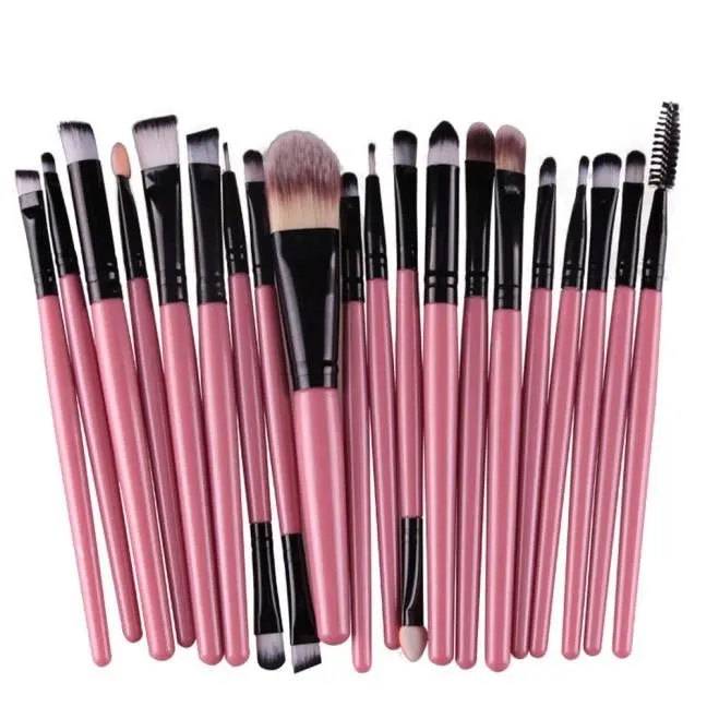 20Pcs Makeup Brushes Pro Powder Blush Foundation Eyeshadow Eyeliner Lip Cosmetic Brush Kit Beauty Tools Make-Up Toiletry Kit 3