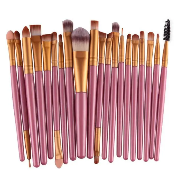 20Pcs Makeup Brushes Pro Powder Blush Foundation Eyeshadow Eyeliner Lip Cosmetic Brush Kit Beauty Tools Make-Up Toiletry Kit 4
