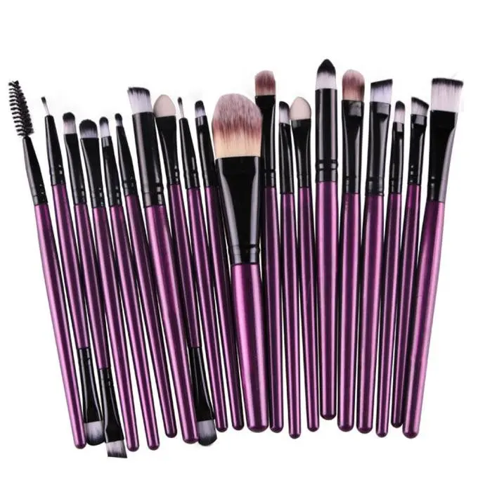20Pcs Makeup Brushes Pro Powder Blush Foundation Eyeshadow Eyeliner Lip Cosmetic Brush Kit Beauty Tools Make-Up Toiletry Kit 5