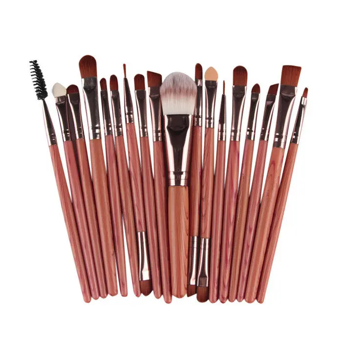 20Pcs Pro Make Up Brush Tools Eyeshadow Blending Make-Up Toiletry Kit Make Up Brush Concealer Cosmetic Eyeliner Lip Brushes 1