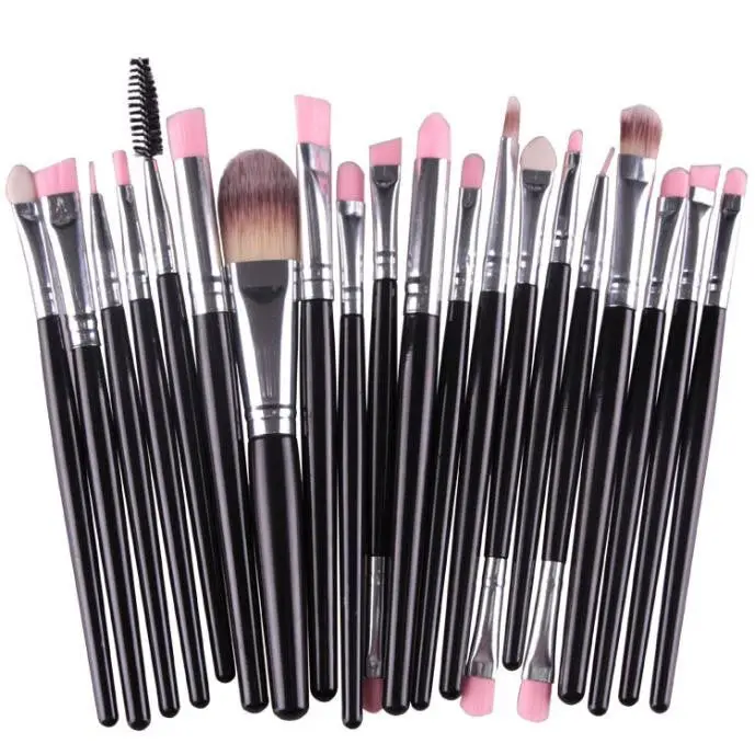 20Pcs Professional Makeup Brushes Powder Foundation Lip Eyebrows Eyelashes Eyes Tools Make Up Toiletry Kit Brush Cosmetics 1