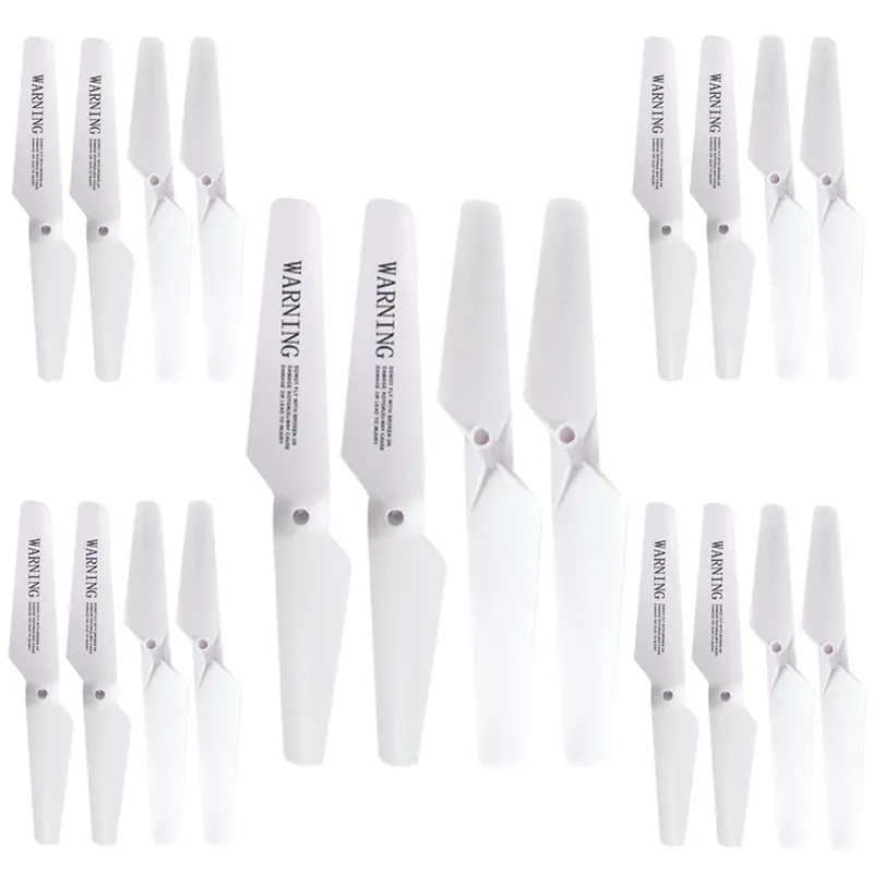 20Pcs Propeller Spare Part Main Blades For Syma X5c X5sc X5sw Quadcopter Drone Part Black White Blue Red 2