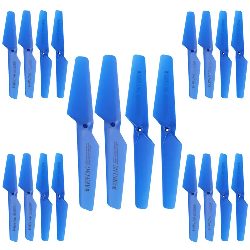 20Pcs Propeller Spare Part Main Blades For Syma X5c X5sc X5sw Quadcopter Drone Part Black White Blue Red 3