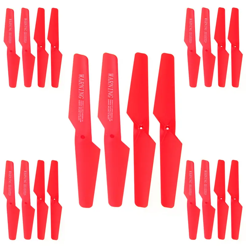 20Pcs Propeller Spare Part Main Blades For Syma X5c X5sc X5sw Quadcopter Drone Part Black White Blue Red 4