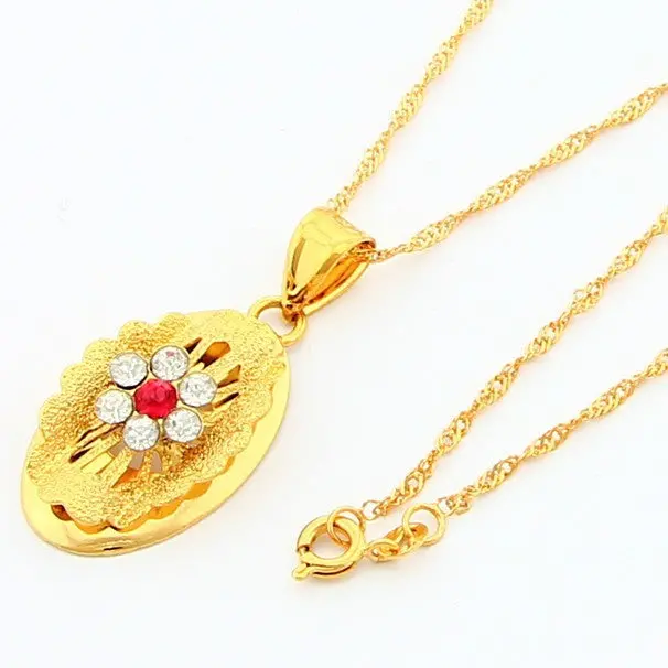 24K Gold Plated Mens Jewelry Sets Yellow Gold Golden Necklace Bracelet Yhds 3 1
