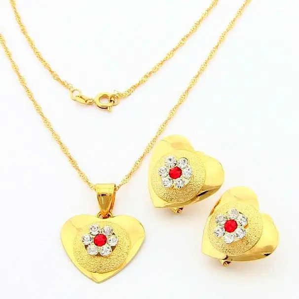 24K Gold Plated Mens Jewelry Sets Yellow Gold Golden Necklace Bracelet Yhds 6 1