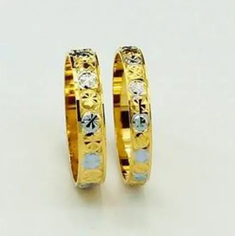 24K Gold Plated Mens Jewelry Sets Yellow Gold Golden Ring Rings Yhds 21 2