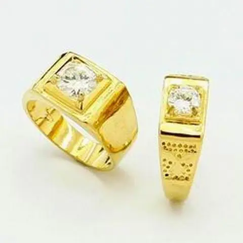 24K Gold Plated Mens Jewelry Sets Yellow Gold Golden Ring Rings Yhds 22 1