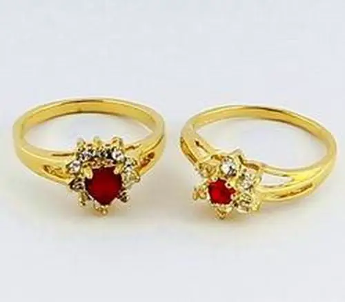 24K Gold Plated Mens Jewelry Sets Yellow Gold Golden Ring Rings Yhds 23 2