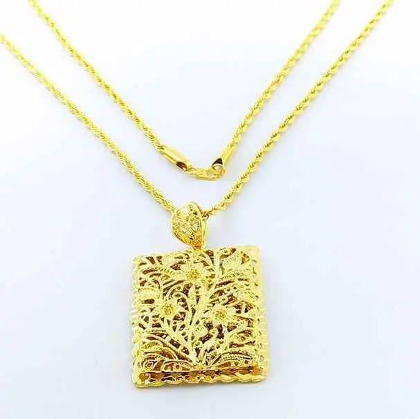 24K Gold Plated Necklaces & Pendants Dragon Cards Vintage Necklace Horloge266 1