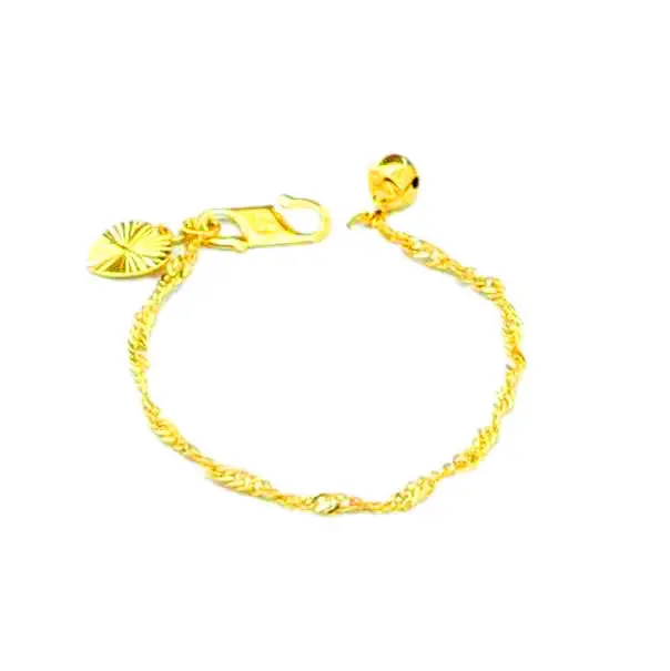 24K Gp Gold Plated Mens Jewelry Bracelet Yellow Gold Golden Bracelet Bangle Yhdh 27 1
