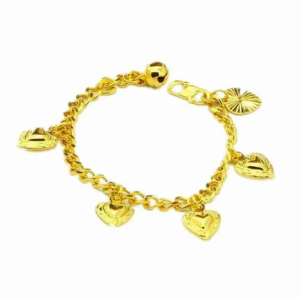 24K Gp Gold Plated Mens Jewelry Bracelet Yellow Gold Golden Bracelet Bangle Yhdh 33 1