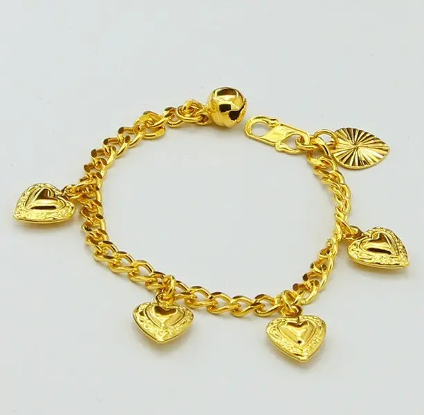 24K Gp Gold Plated Mens Jewelry Bracelet Yellow Gold Golden Bracelet Bangle Yhdh 33 2