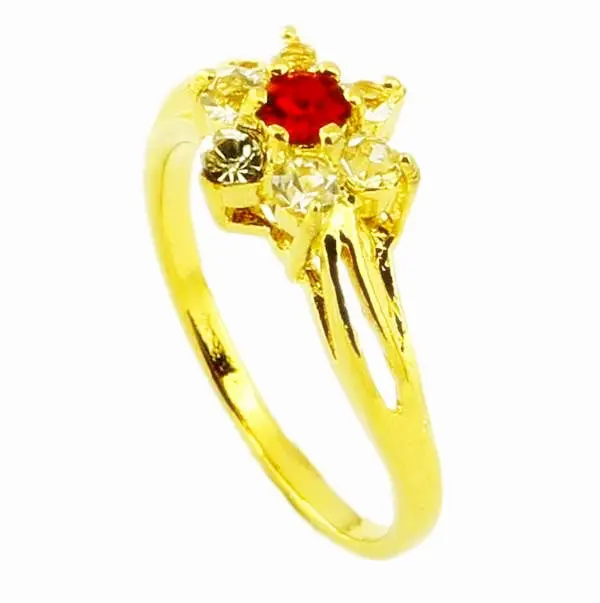 24K Gp Gold Plated Mens&Women Jewelry Ring Yellow Gold Golden Finger Ring Yhdr 31 2