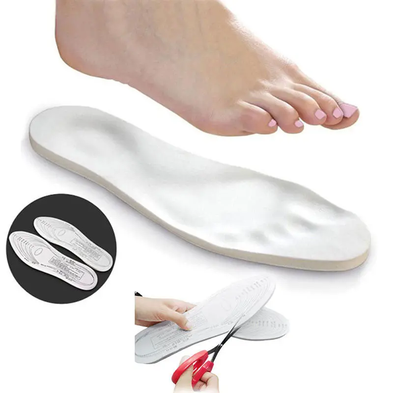 2Pair Memory Foam Shoe Insoles Trainer Foot Care Comfort Pain Relief 1