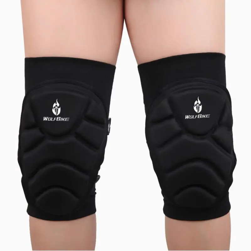 2Pc Breathable Elastic Outdoor Sports Knee Pads Wolfbike Knee Pads Football Basketball Leg Sleeve Knee Protector 1
