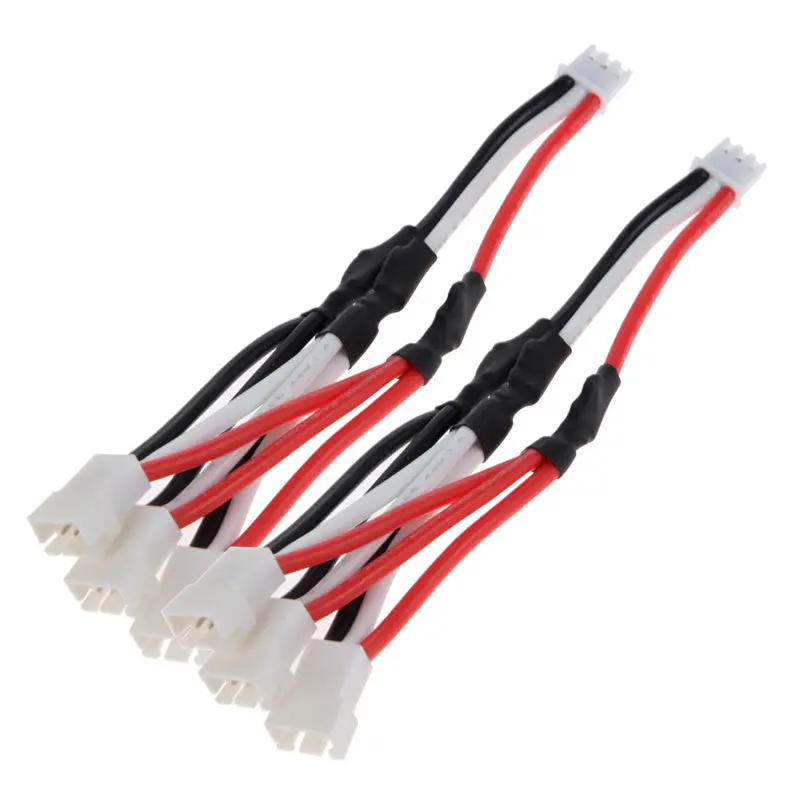 2Pc Syma X8c X8w X8g Mjx X600 X101 V666 Rc Drone 7.4V Li-Po Battery Charger Plug Multi Output Cable X8c Rc Quadcopter Spare Part 1