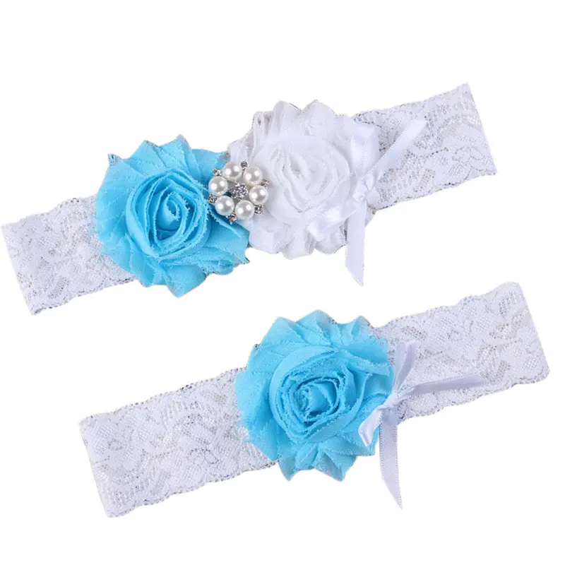 2Pcs Baby Mom Flower Lace Hair Bs Headb Hmade Flower Headb Baby Headb Girls Accessories 1