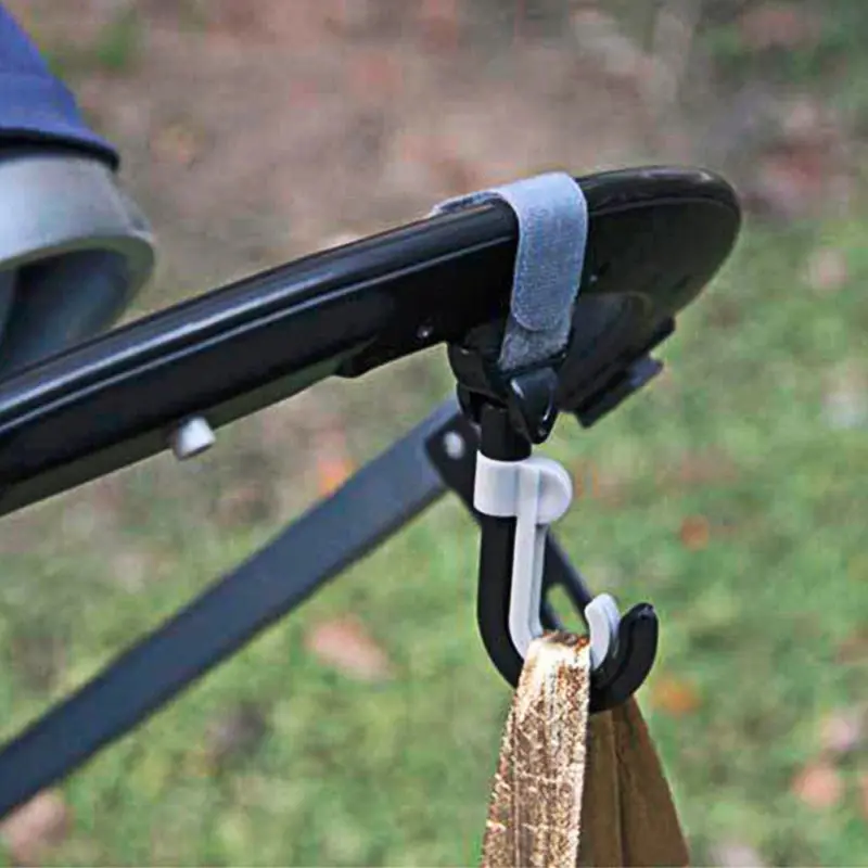 2Pcs Baby Stroller Hook Bag Hle Grab Hook Holder Hanger Hooks Stroller Accessories Prams Hook For Baby Cart 1