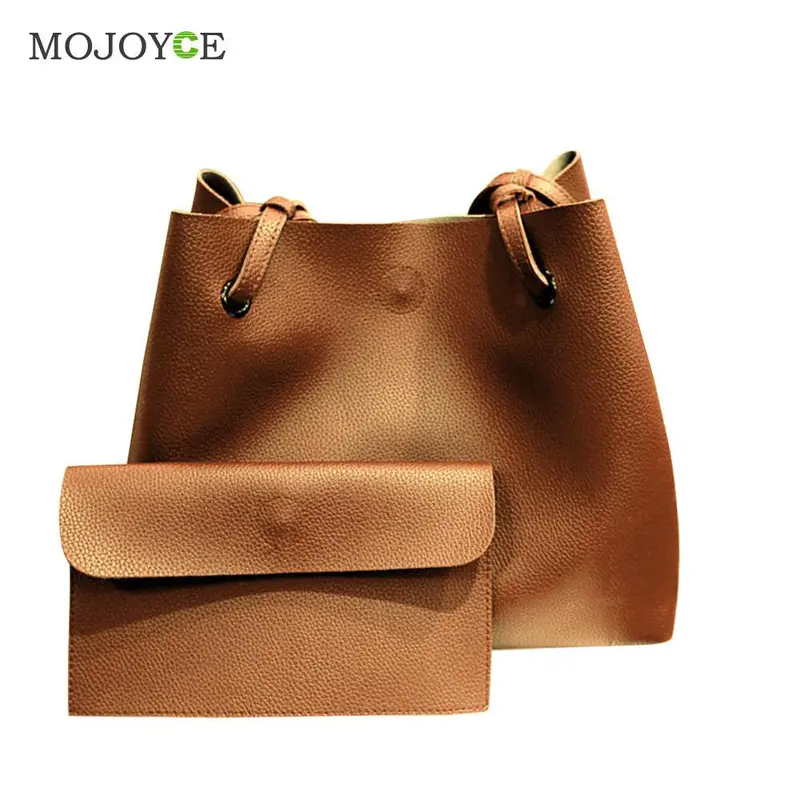 2Pcs Fasion Women Leather Handbags Shoulder Women Bag Satchel Tote Bags Handbags Women Famous Brands Sac A Main Bolsa Feminina 3