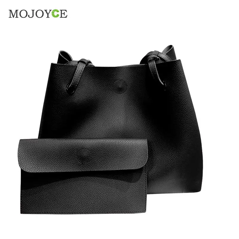 2Pcs Fasion Women Leather Handbags Shoulder Women Bag Satchel Tote Bags Handbags Women Famous Brands Sac A Main Bolsa Feminina 4