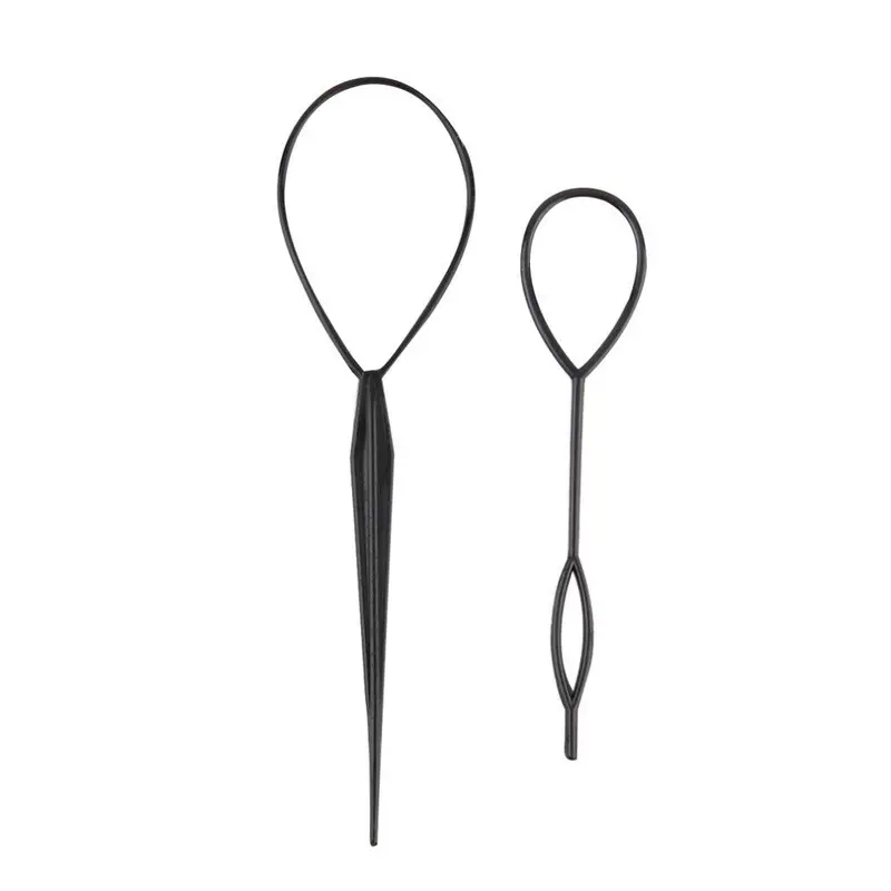 2Pcs Magic Topsy Tail Hair Braid Styling Clip Tool Tail Clip Headwearsalon Accessory Twist Braid Ponytail Maker 1