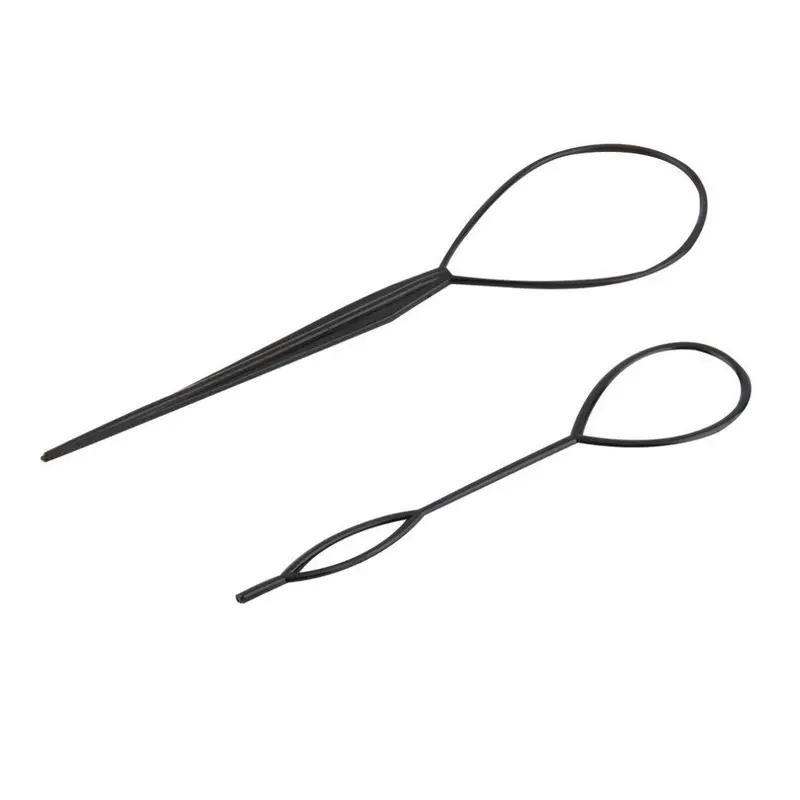 2Pcs Magic Topsy Tail Hair Braid Styling Clip Tool Tail Clip Headwearsalon Accessory Twist Braid Ponytail Maker 2