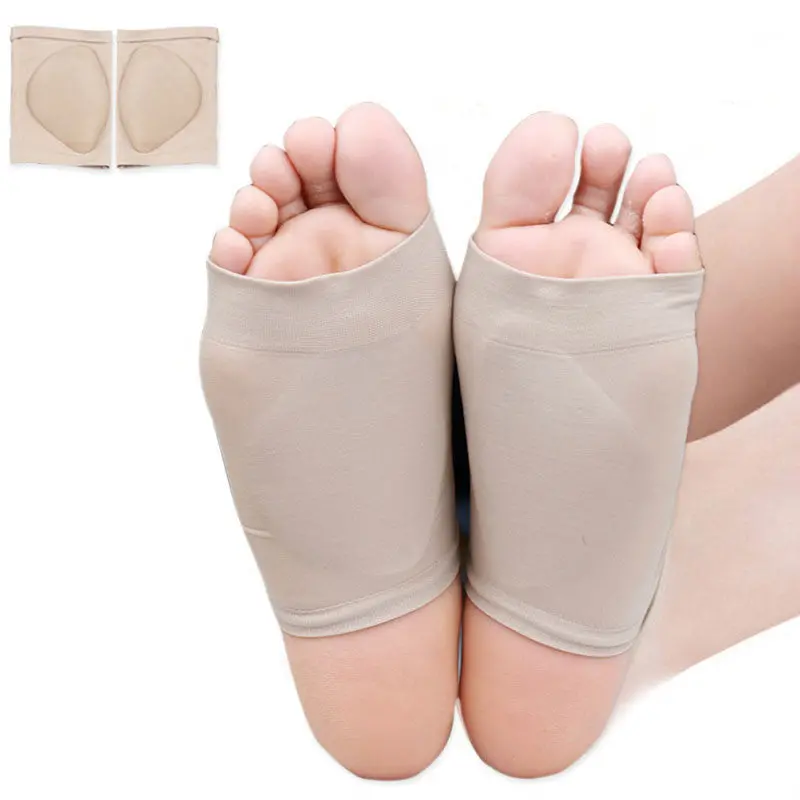 2Pcs Massage Arch Support Ortic Pad Insoles Pain Relief Supports Flat Feet Flatfoot Corrective Shank Filler 1