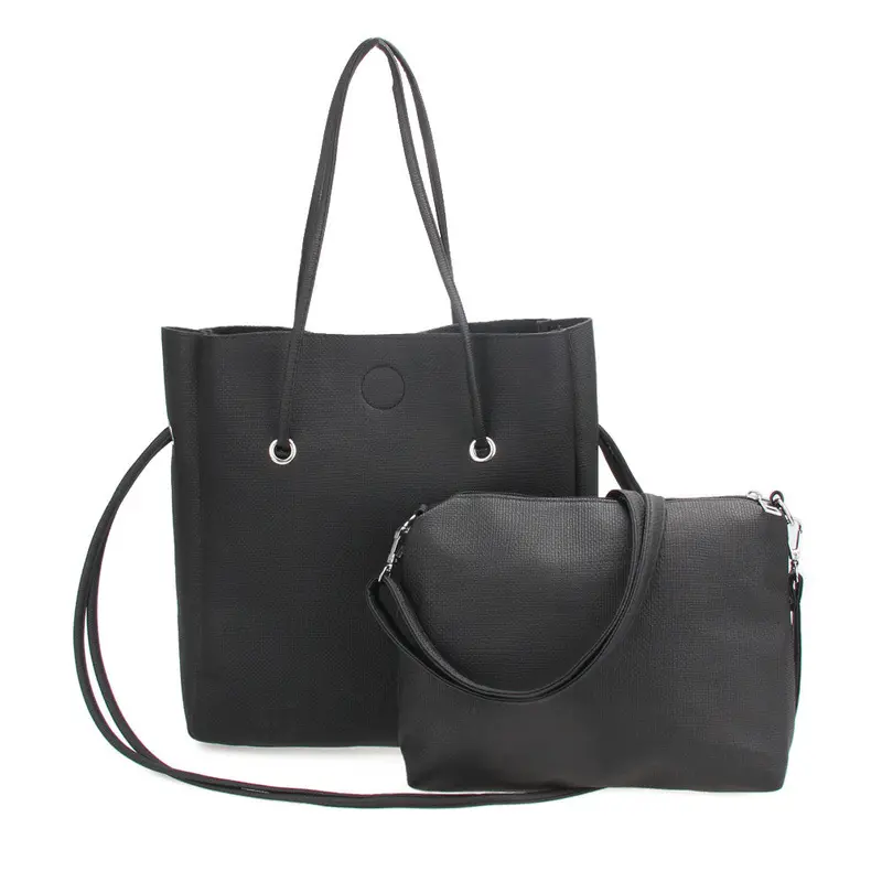 2Pcs New Fashion Women Leather Handbag Crossbody Bag Tote Large Capacity Famous Brand Designer Handbag Composite Bag 2