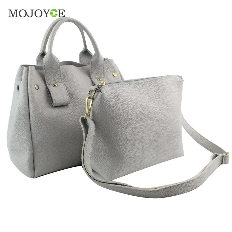 2Pcs New Pu Leather Women Bag Embossed Women Leather Handbag Leisure Shoulder Crossbody Bag Women Messenger Bags Bolsa Sac 3