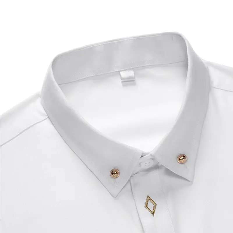2Rz Formalcasualable Design Turn-Down Collar Shirts Slim Fitlong Sleeve Casualshirts 5