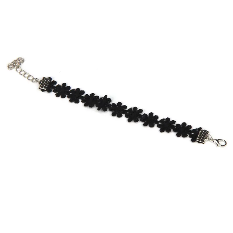 3 Colors All-Match Lace Chokers Necklaces Alloy Cute Black Necklaces -Selling Sets Necklace Feida 2