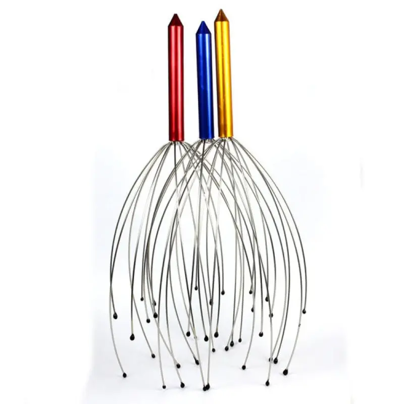 3 Pieces Head Hair Held Scalp Neck Octopus Equipment Stress Release Relax Massager 1