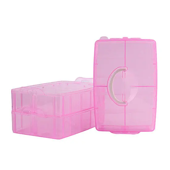 30 Grids 5 Colors Plastic Storage Box For Toys Jewelry Display Makeup Case Holder Craft 1